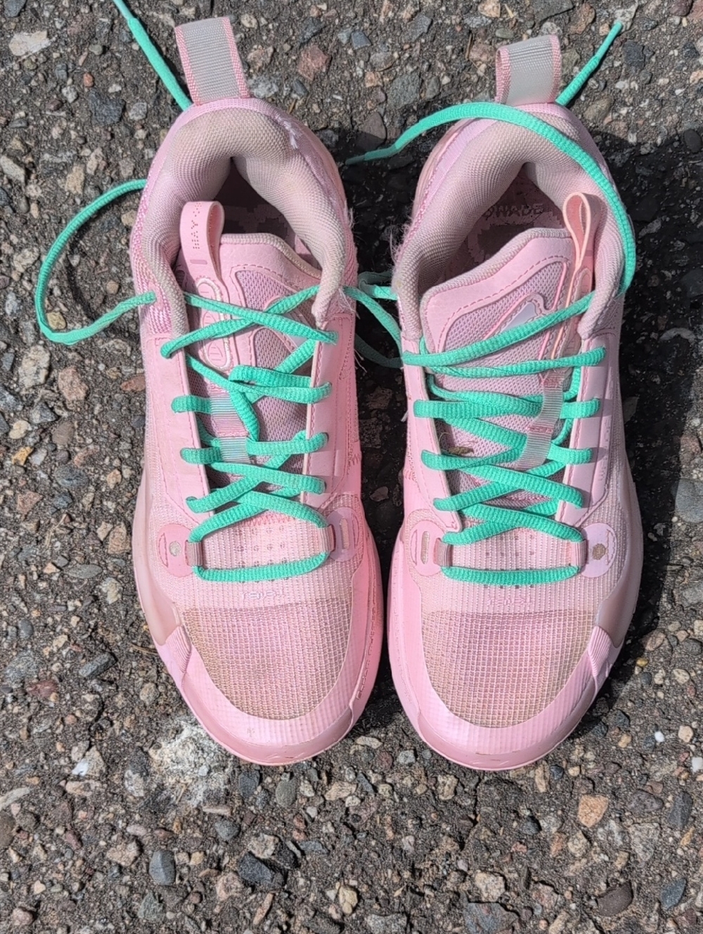 Li-Ning Way of Wade 10 Low in the "Cherry Blossom" colorway. Men's Size  8.5